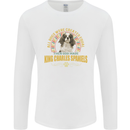 A Cavalier King Charles Spaniel Dog Mens Long Sleeve T-Shirt White