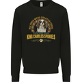 A Cavalier King Charles Spaniel Dog Mens Sweatshirt Jumper Black