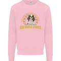 A Cavalier King Charles Spaniel Dog Mens Sweatshirt Jumper Light Pink