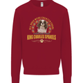 A Cavalier King Charles Spaniel Dog Mens Sweatshirt Jumper Red