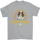 A Cavalier King Charles Spaniel Dog Mens T-Shirt 100% Cotton Sports Grey