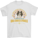 A Cavalier King Charles Spaniel Dog Mens T-Shirt 100% Cotton White