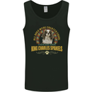 A Cavalier King Charles Spaniel Dog Mens Vest Tank Top Black