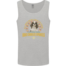 A Cavalier King Charles Spaniel Dog Mens Vest Tank Top Sports Grey