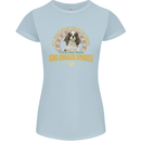 A Cavalier King Charles Spaniel Dog Womens Petite Cut T-Shirt Light Blue