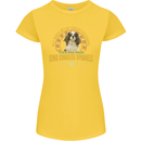 A Cavalier King Charles Spaniel Dog Womens Petite Cut T-Shirt Yellow