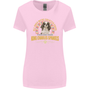 A Cavalier King Charles Spaniel Dog Womens Wider Cut T-Shirt Light Pink