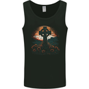 A Celtic Cross At Sunset Gothic Mens Vest Tank Top Black