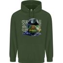 A Chameleon Soldier Childrens Kids Hoodie Forest Green