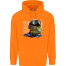A Chameleon Soldier Childrens Kids Hoodie Orange