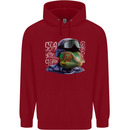 A Chameleon Soldier Childrens Kids Hoodie Red