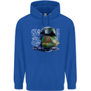A Chameleon Soldier Childrens Kids Hoodie Royal Blue