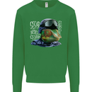 A Chameleon Soldier Kids Sweatshirt Jumper Irish Green
