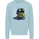 A Chameleon Soldier Kids Sweatshirt Jumper Light Blue