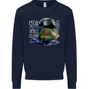 A Chameleon Soldier Kids Sweatshirt Jumper Navy Blue
