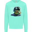 A Chameleon Soldier Kids Sweatshirt Jumper Peppermint