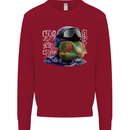A Chameleon Soldier Kids Sweatshirt Jumper Red