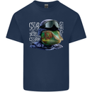 A Chameleon Soldier Kids T-Shirt Childrens Navy Blue