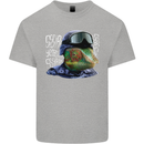 A Chameleon Soldier Kids T-Shirt Childrens Sports Grey