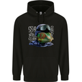 A Chameleon Soldier Mens 80% Cotton Hoodie Black