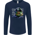 A Chameleon Soldier Mens Long Sleeve T-Shirt Navy Blue