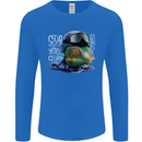 A Chameleon Soldier Mens Long Sleeve T-Shirt Royal Blue