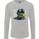 A Chameleon Soldier Mens Long Sleeve T-Shirt Sports Grey