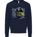 A Chameleon Soldier Mens Sweatshirt Jumper Navy Blue