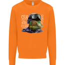 A Chameleon Soldier Mens Sweatshirt Jumper Orange