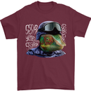 A Chameleon Soldier Mens T-Shirt 100% Cotton Maroon