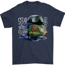 A Chameleon Soldier Mens T-Shirt 100% Cotton Navy Blue