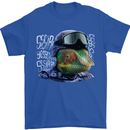 A Chameleon Soldier Mens T-Shirt 100% Cotton Royal Blue