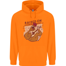 A Chicken Raised on Country Music Childrens Kids Hoodie Orange