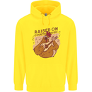 A Chicken Raised on Country Music Childrens Kids Hoodie Yellow