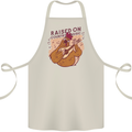 A Chicken Raised on Country Music Cotton Apron 100% Organic Natural