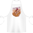 A Chicken Raised on Country Music Cotton Apron 100% Organic White