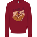 A Chicken Raised on Country Music Kids Sweatshirt Jumper Red