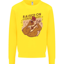 A Chicken Raised on Country Music Kids Sweatshirt Jumper Yellow