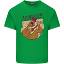 A Chicken Raised on Country Music Kids T-Shirt Childrens Irish Green