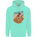 A Chicken Raised on Country Music Mens 80% Cotton Hoodie Peppermint