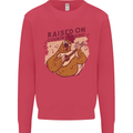 A Chicken Raised on Country Music Mens Sweatshirt Jumper Heliconia