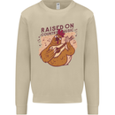 A Chicken Raised on Country Music Mens Sweatshirt Jumper Sand