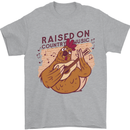 A Chicken Raised on Country Music Mens T-Shirt Cotton Gildan Sports Grey