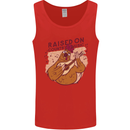 A Chicken Raised on Country Music Mens Vest Tank Top Red