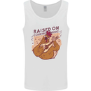 A Chicken Raised on Country Music Mens Vest Tank Top White
