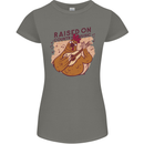 A Chicken Raised on Country Music Womens Petite Cut T-Shirt Charcoal
