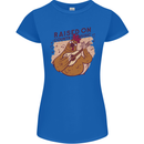 A Chicken Raised on Country Music Womens Petite Cut T-Shirt Royal Blue