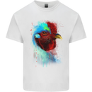 A Chicken Watercolour Kids T-Shirt Childrens White