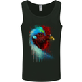 A Chicken Watercolour Mens Vest Tank Top Black