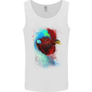 A Chicken Watercolour Mens Vest Tank Top White